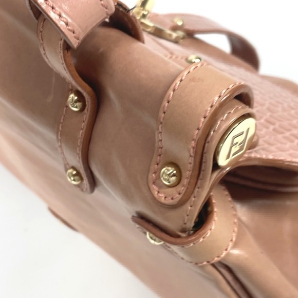 FENDI Pink Leather Tote Bag - Picture 10 of 16